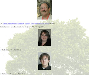 Click here to search for a Family and read a description of its genealogy.